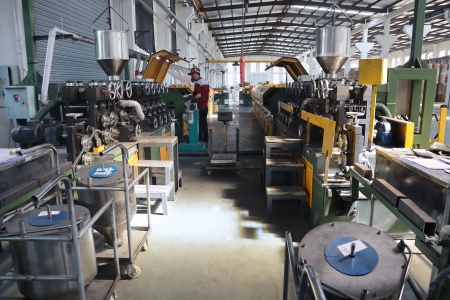 Welding wire production line